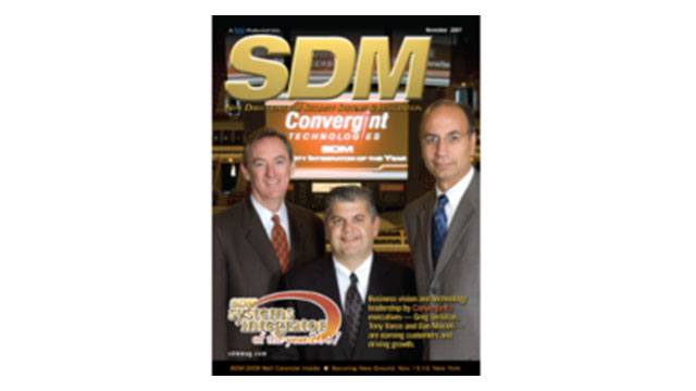 Greg Lernihan, Dan Moceri, Tony Varco SDM cover Magazine