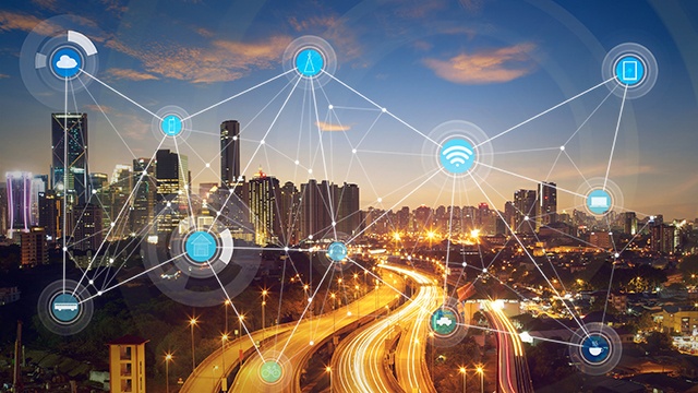 smart city and wireless communication network header image