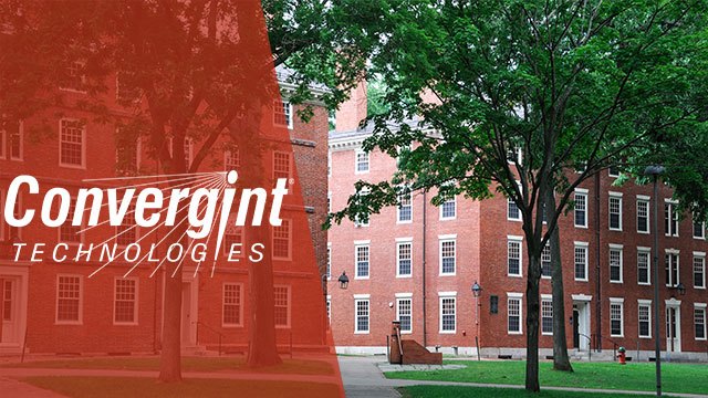 Campus with Convergint logo overlay