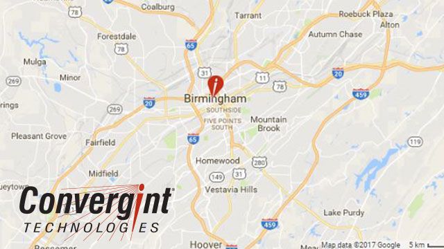 Convergint Technologies Birmingham, Alabama on a map