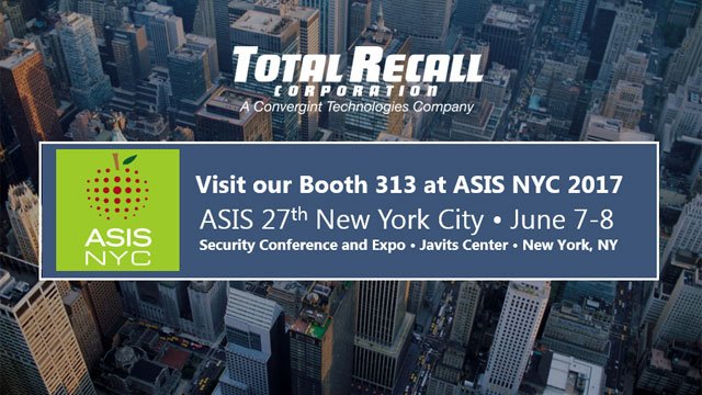 ASIS New York City Total Recall Corporation header image