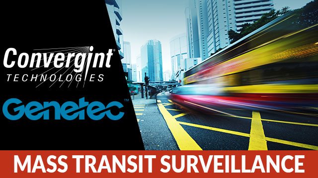 Convergint Mass Transit Surveillance header image