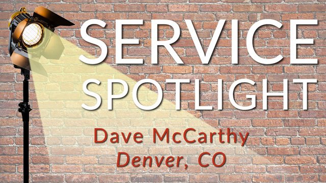 Service Spotligt Hero Dave McCarthy