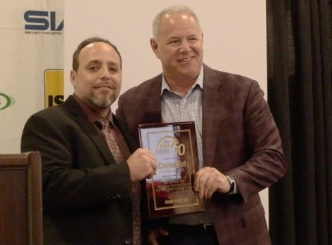 Accepting SD&I Fast50 Award Mike Mathes