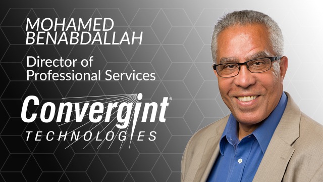 Convergint Director of Professional Services Mohamed Benabdallah