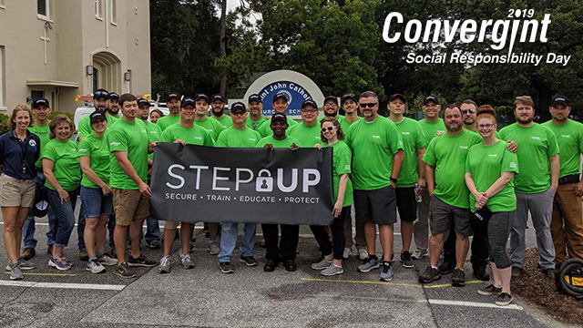 Convergint Colleagues in Charleston for STEP Up project