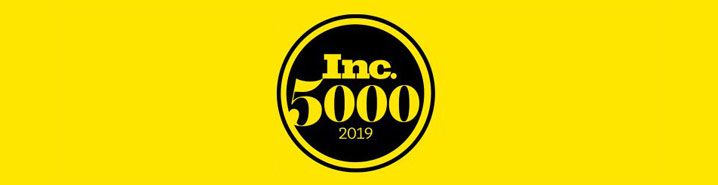 Inc 5000 Logo with bright yellow background