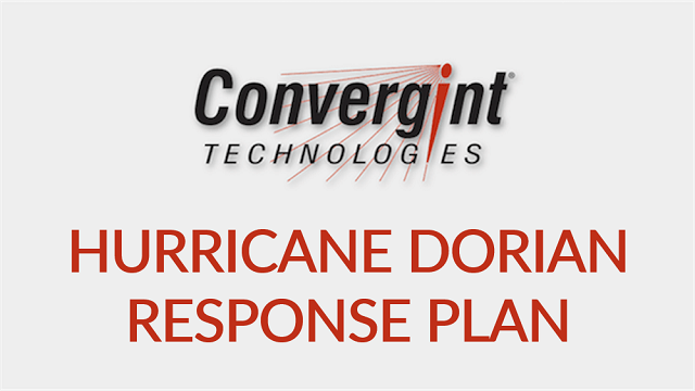 Hurricane Dorian Response Plan