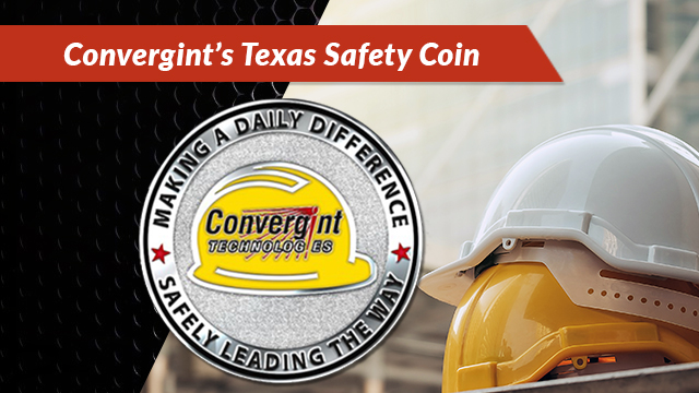 Convergint's Texas Safety Challange Coin
