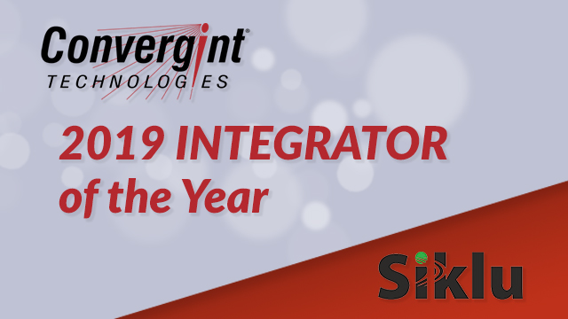 Convergint Awarded 2019 Integrator of the Year by Siklu 001