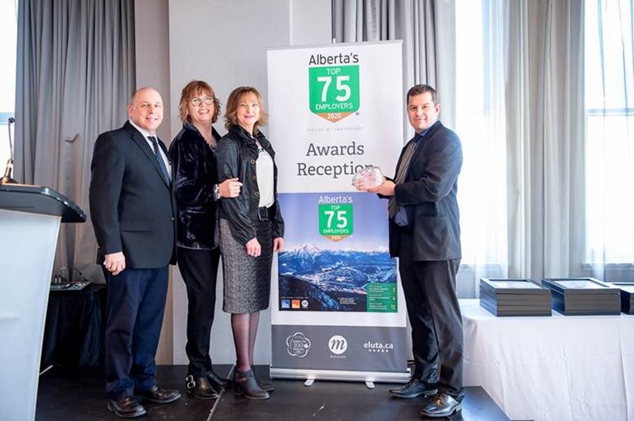 Convergint’s Team Receiving Alberta’s Top Employers Awards