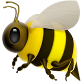 animated bee on blank background