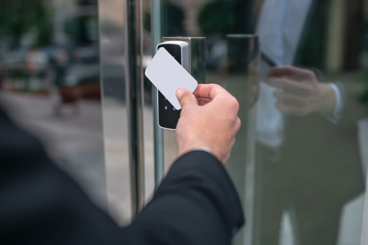 Secure entry card