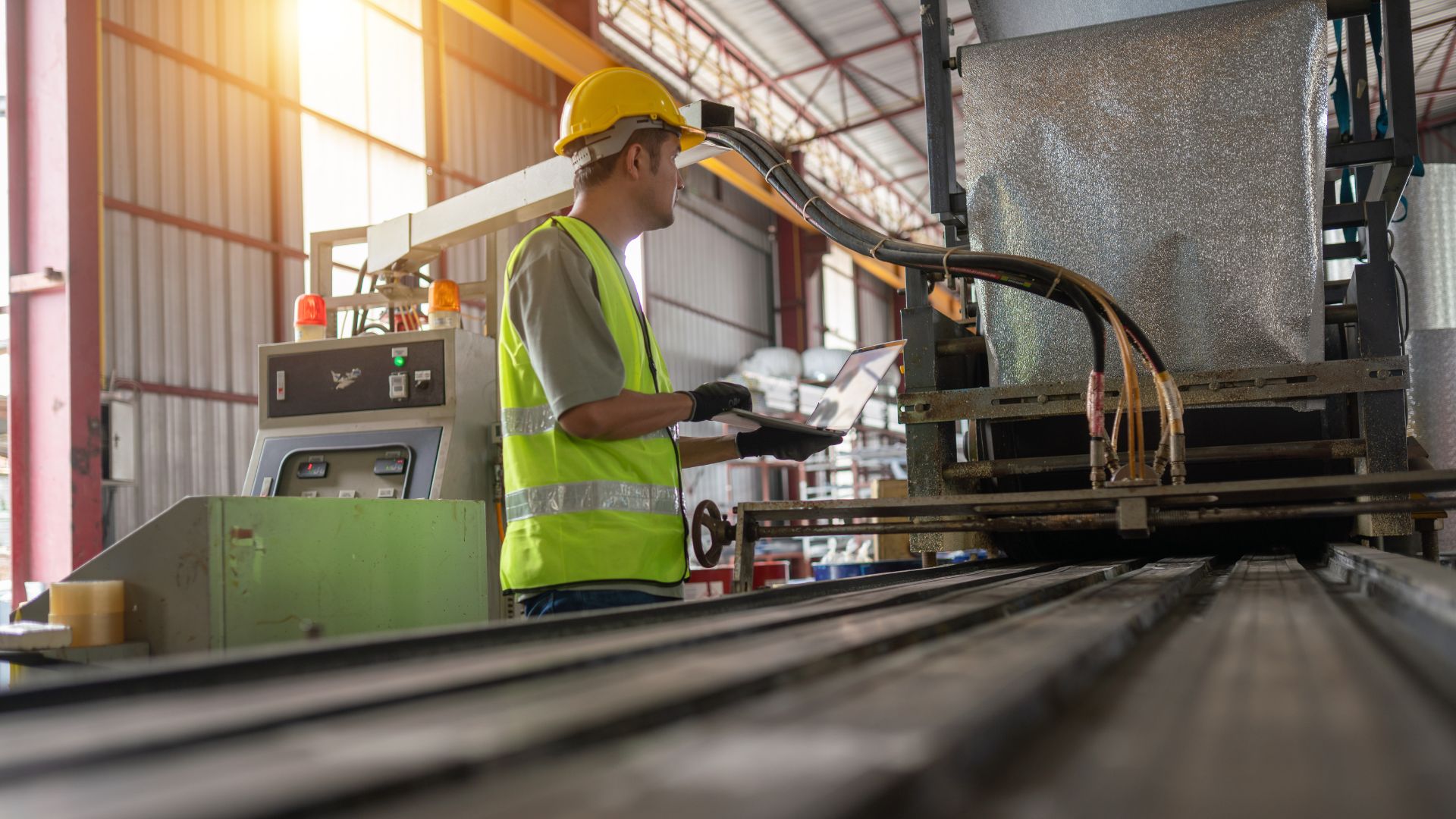 Man overseeing manufacturing