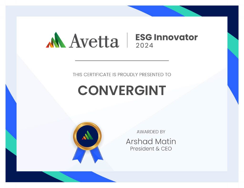 Premio Avetta 2024 al Innovador en materia de ESG