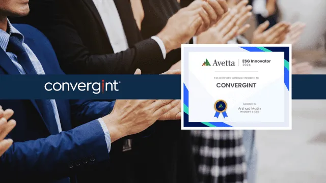 Premio Avetta al Innovador en ESG
