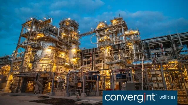 Refinería de petróleo y gas
