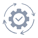Gear with rotating arrows 