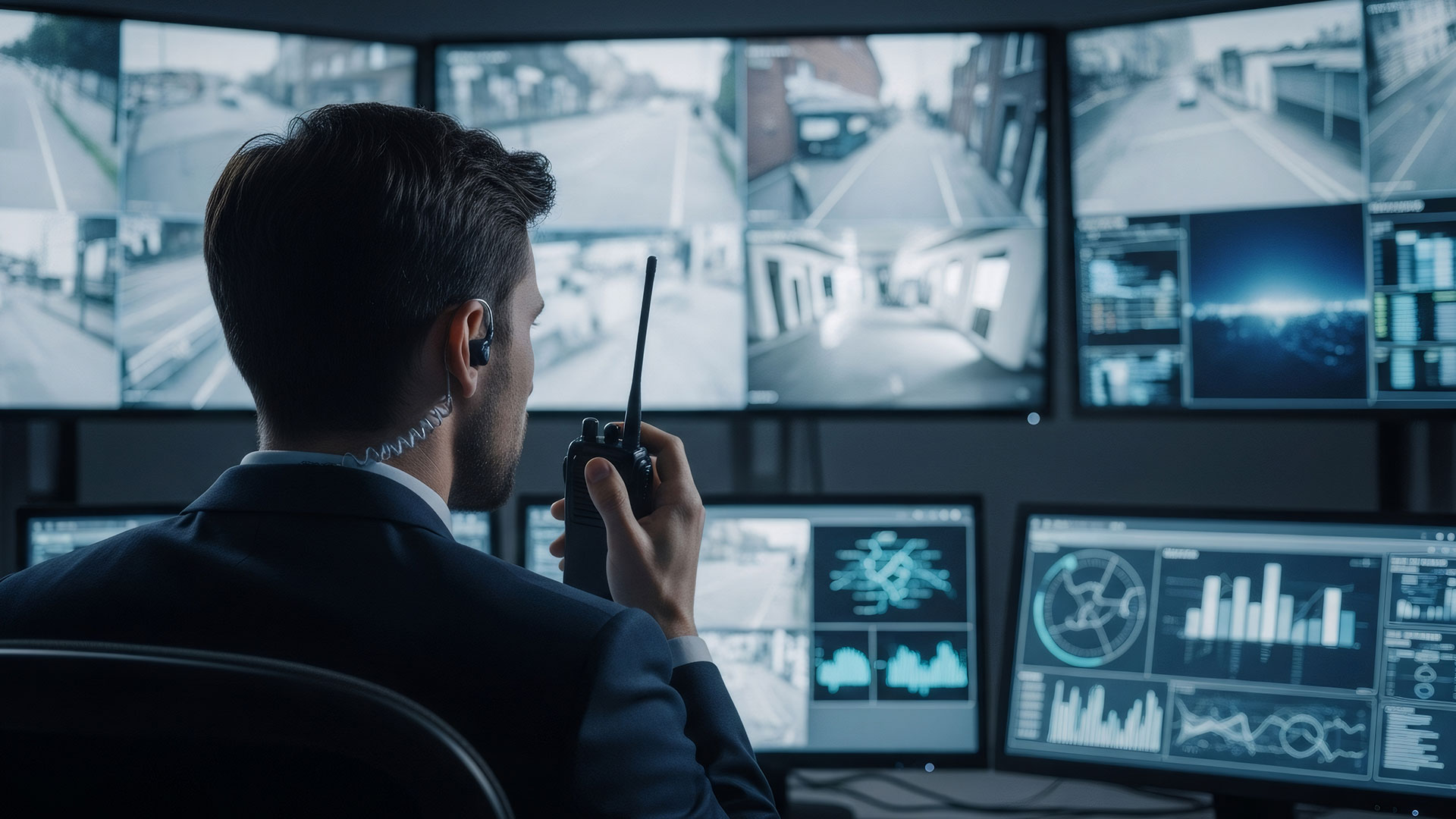 Security surveillance monitors