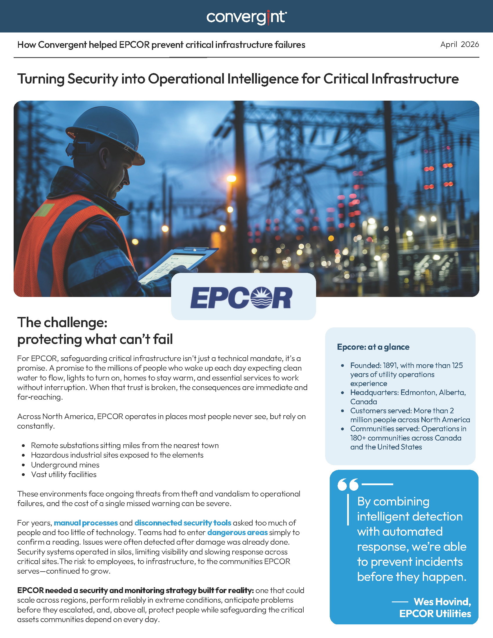 EPCOR Case Study