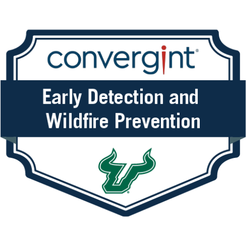 Early detection and wildfire prevention webinar badge